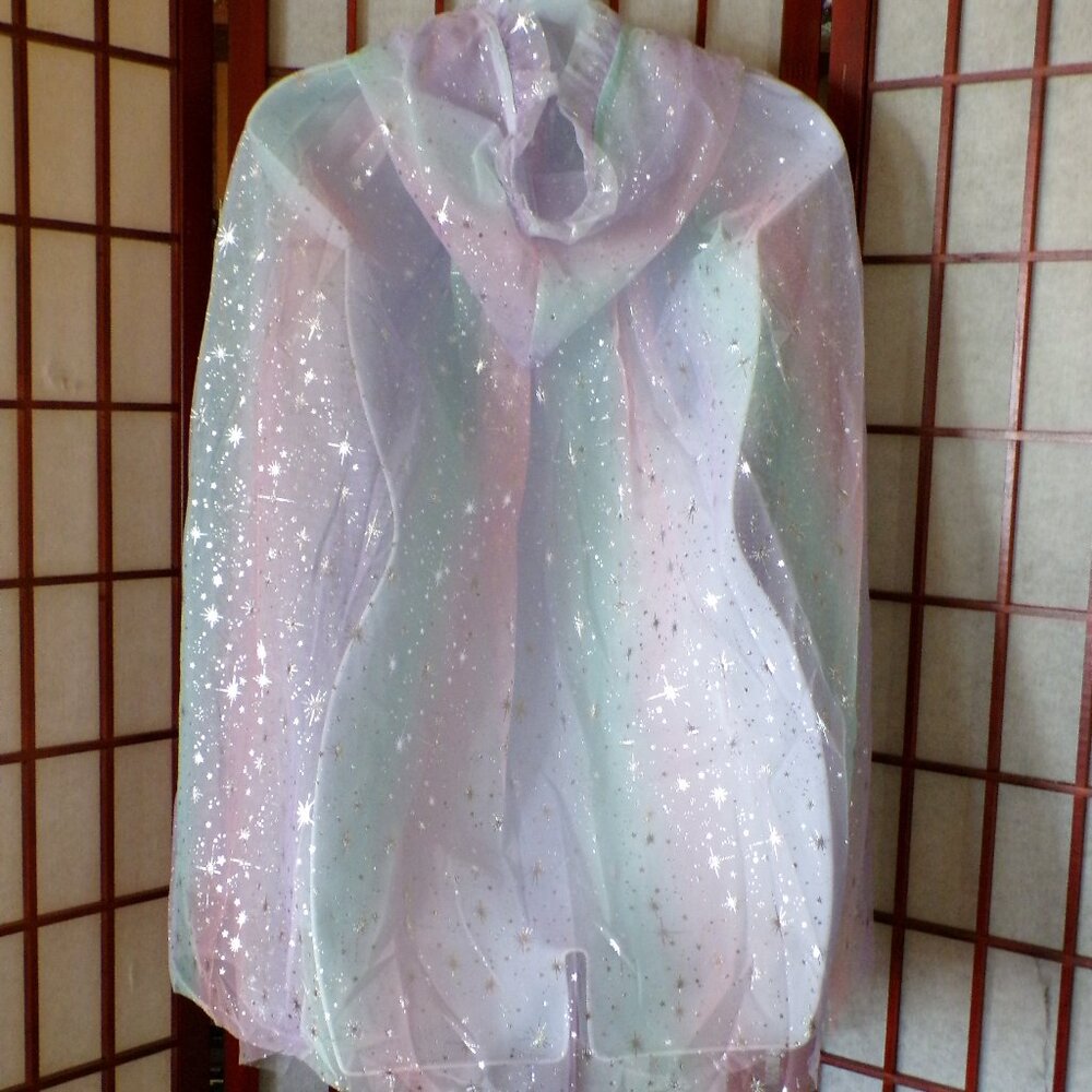 Girls Hooded PRINCESS CAPE Costume Dress Up PRICE IS FIRM - Picture 10 of 13